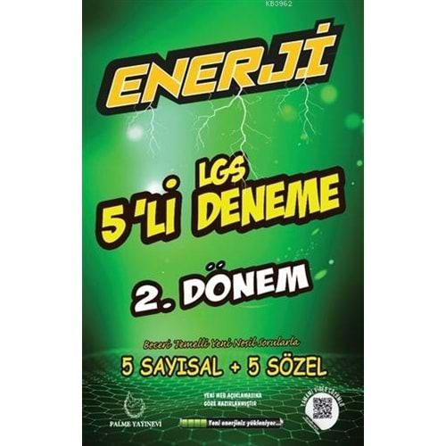 PALME 8.SINIF LGS ENERJİ 2.DÖNEM 5 Lİ DENEM