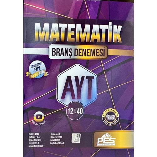 PES AYT BRANŞ DENEMESİ MATEMATİK 12*40