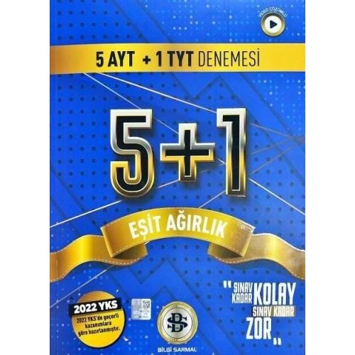 BİLGİ SARMAL TYT AYT 5+1 EŞİT AĞIRLIK DENEME-2022