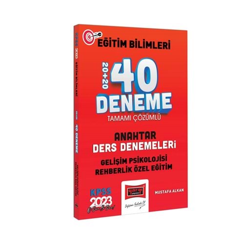 YARGI KPSS 2023 EĞİTİM BİLİMLERİ GELİŞİM PSİKOLOJİSİ VE REHBERLİK ÖZEL EĞİTİM ANAHTAR DERS DENEMELERİ TAMAMI ÇÖZÜMLÜ 20+20 40 DENEME SINAVI