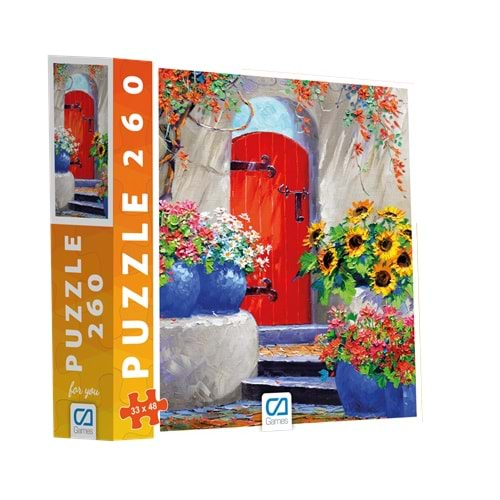 CA GAMES KIRMIZI KAPI PUZZLE 260 PARÇA 48*33 CM-CA.6001