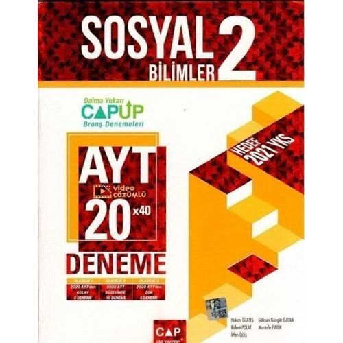 ÇAP AYT SOSYAL BİLİMLER 1 20*16 UP DENEME-2025