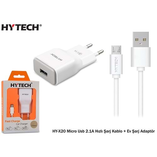 HYTECH MİCRO USB 2.1A HIZLI ŞARJ MAKİNASI HY-X20