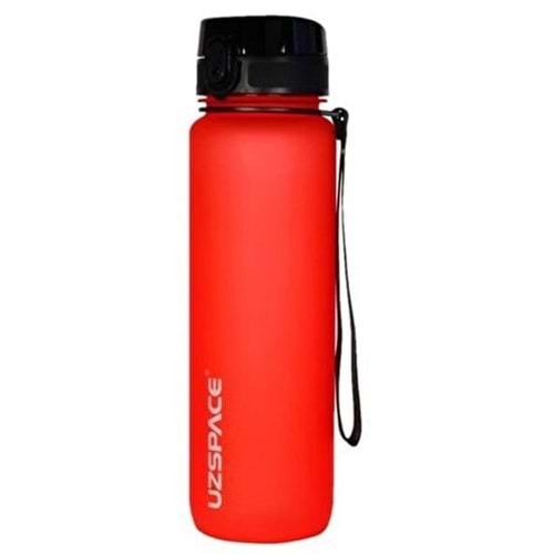 UZSPACE 1000 ML TRITAN MATARA (FANTASY RED)-3038