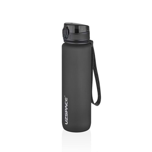 UZSPACE MATARA TRİTAN/BPA FREE 1000 ML SİYAH-3038