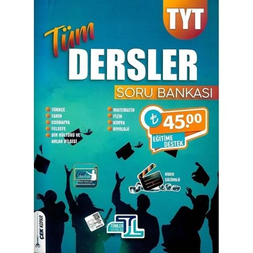 TÜMLER TYT TÜM DERSLER SORU BANKASI-2022