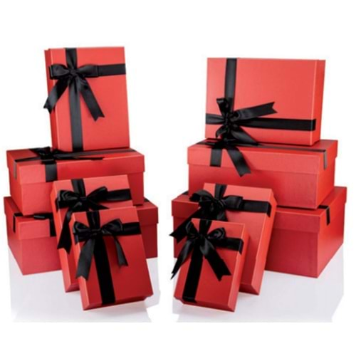 GIPTA MY RED DİKDÖRTGEN KUTU GIFT BOX NO:7-BX7617J