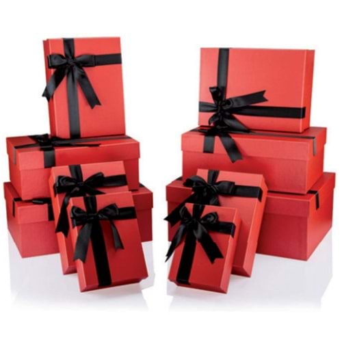 GIPTA MY RED DİKDÖRTGEN KUTU GIFT BOX NO:5,5-BX7624H