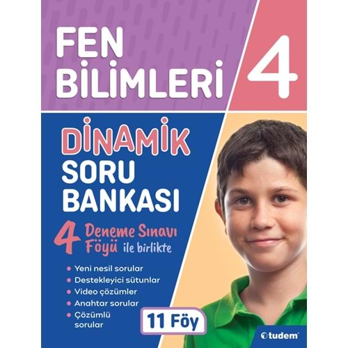 TUDEM 4.SINIF FEN BİLİMLERİ DİNAMİK SORU BANKASI 11 FÖY