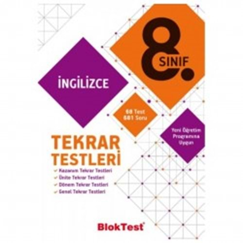 BLOKTEST 8.SINIF İNGİLİZCE TEKRAR TESTLERİ