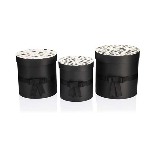 GIPTA BLACK WHITE GOLD SİLİNDİR KUTU NO:05-BX6900