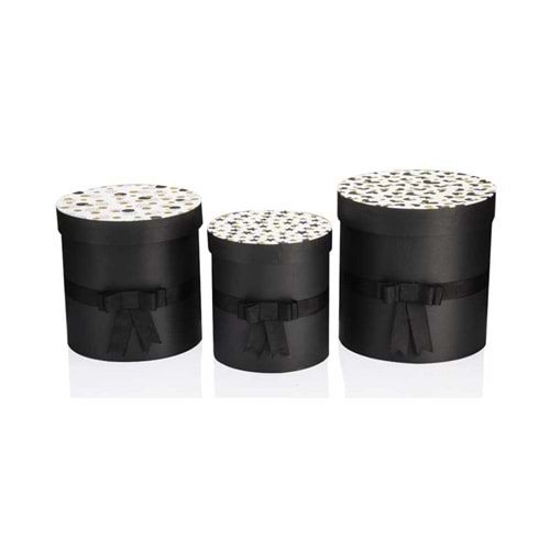 GIPTA BLACK WHITE GOLD SİLİNDİR KUTU NO:04-BX6900