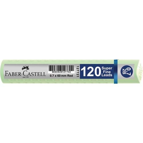 FABER CASTELL GRİP MİN 0.7 2B 60 MM 120 Lİ PASTEL YEŞİL