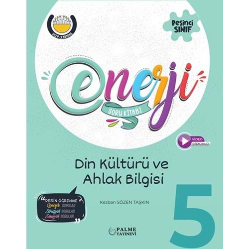 PALME 5.SINIF ENERJİ DİN KÜLTÜRÜ VE AHLAK BİLGİSİ SORU KİTABI