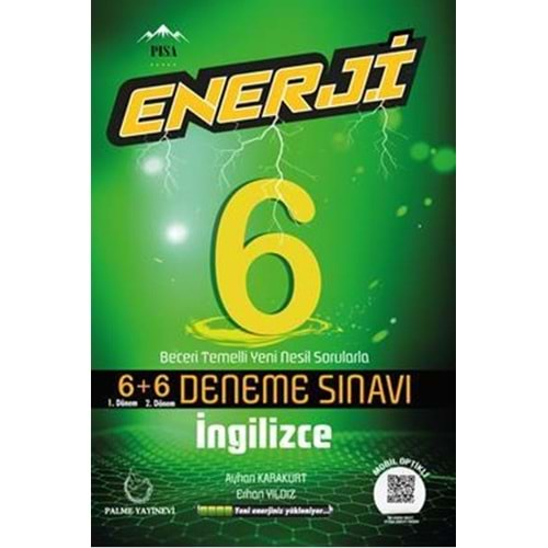 PALME 6.SINIF ENERJİ İNGİLİZCE 6+6 DENEME