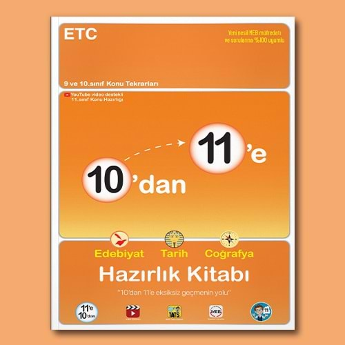 TONGUÇ 10 DAN 11 E EDEBİYAT TARİH COĞRAFYA HAZIRLIK KİTABI