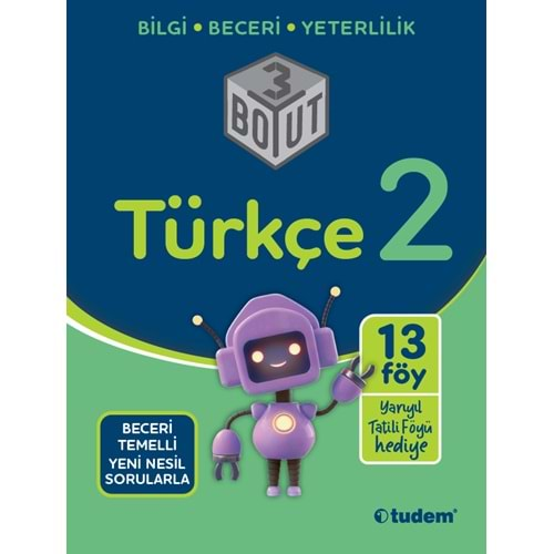 TUDEM 2.SINIF TÜRKÇE 3 BOYUT