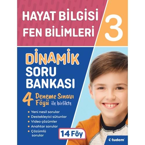 TUDEM 3.SINIF HAYAT BİLGİSİ-FEN BİLİMLERİ DİNAMİK SORU BANKASI