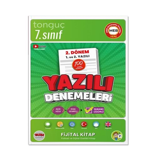 TONGUÇ 7.SINIF YAZILI DENEMELERİ 2.DÖNEM 1.VE 2.YAZILI