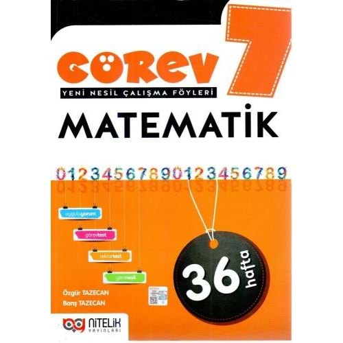 NİTELİK 7.SINIF MATEMATİK GÖREV YENİ NESİL ÇALIŞMA FÖYLERİ