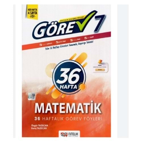 NİTELİK 7.SINIF MATEMATİK GÖREV YENİ NESİL ÇALIŞMA FÖYLERİ