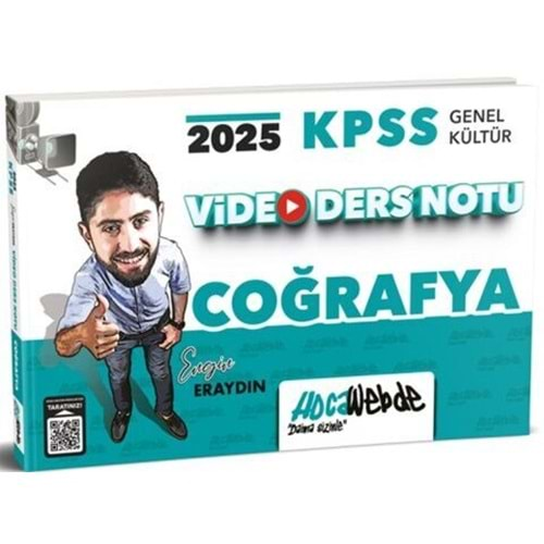 HOCAWEBDE KPSS 2025 GENEL KÜLTÜR COĞRAFYA VİDEO DERS NOTU