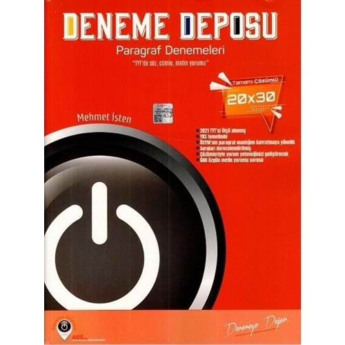 DENEME DEPOSU TYT PARAGRAF KONU DENEMELERİ-2025