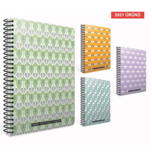 GIPTA FREEDOM SPİRALİ SERT KAPAK DEFTER 20*28 120 YAPRAK NOKTALI-4793