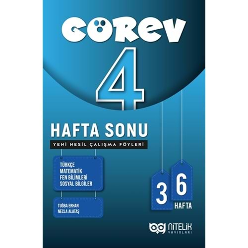 NİTELİK 4.SINIF GÖREV HAFTA SONU YENİ NESİL ÇALIŞMA FÖYLERİ