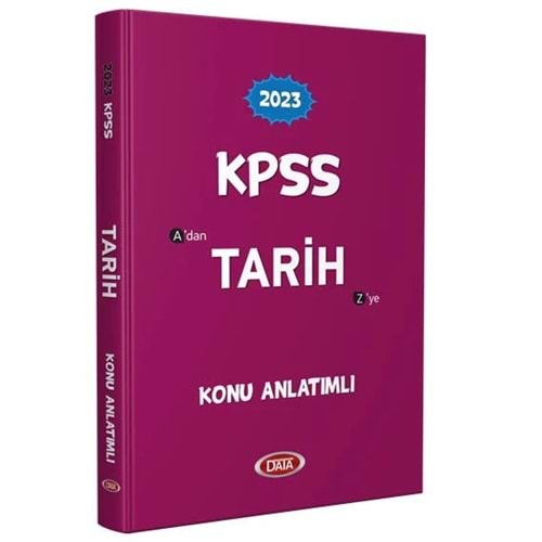 DATA KPSS 2023 TARİH KONU ANLATIMLI