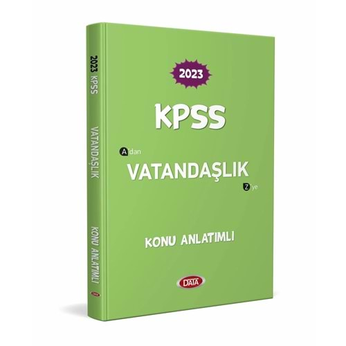 DATA KPSS 2023 VATANDAŞLIK KONU ANLATIMLI