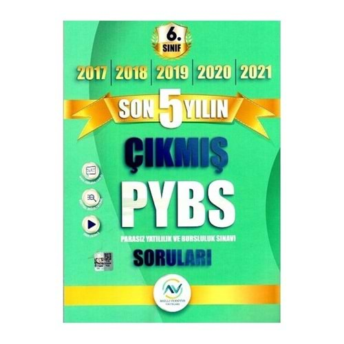 AV YAYINLARI 6.SINIF PYBS SON 5 YIL ÇIKMIŞ SORULAR-2022