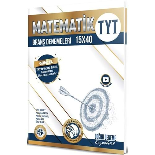 BİLGİ SARMAL TYT MATEMATİK 15X40 BRANŞ DENEMELERİ-2024