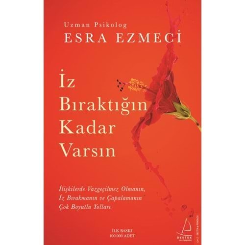 İZ BIRAKTIĞIN KADAR VARSIN-ESRA EZMECİ-DESTEK YAYINLARI