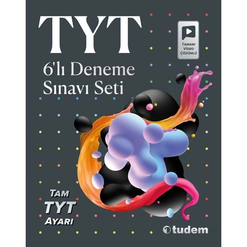 TUDEM TYT 6 LI DENEME SINAVI SETİ