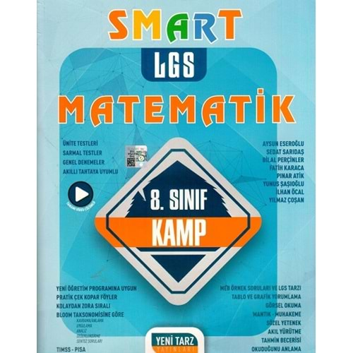 YENİ TARZ 8.SINIF LGS MATEMATİK SMART KAMP-2022