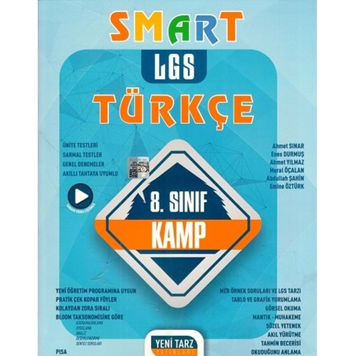 YENİ TARZ 8.SINIF LGS TÜRKÇE SMART KAMP-2022