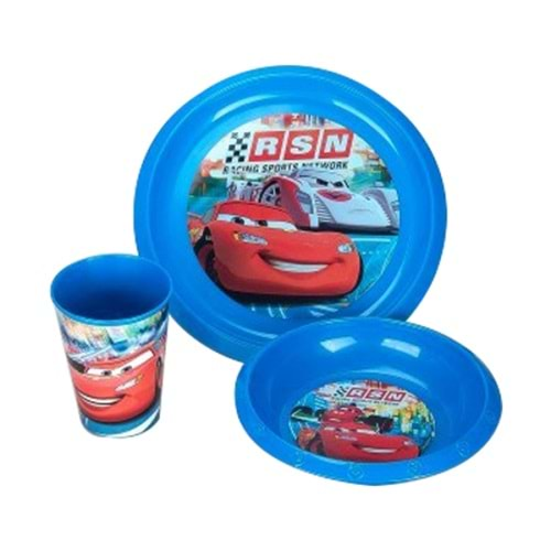 OYUNCAK DÜKKANI CARS KASE/TABAK/BARDAK SETİ-2001079