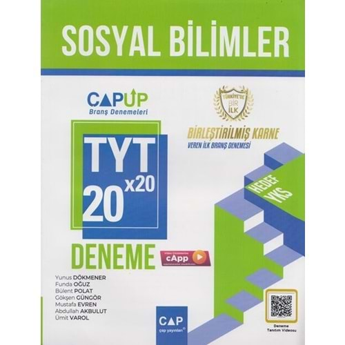 ÇAP TYT SOSYAL BİLİMLER 20*20 UP DENEME-2025