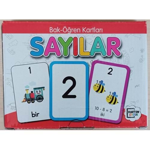 KARATAY ÇOCUK SAYILAR BAK-ÖĞREN KARTLARI