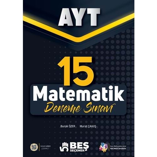 BEŞ SEÇENEK AYT MATEMATİK 15 DENEME SINAVI