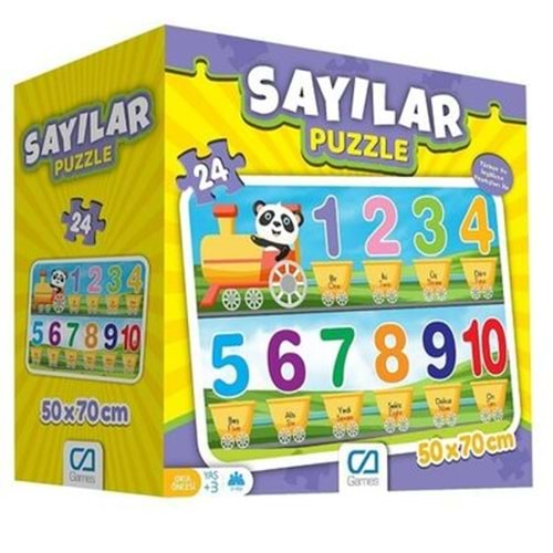 CA GAMES YER PUZZLE SAYILAR 24 PARÇA-CA.5134