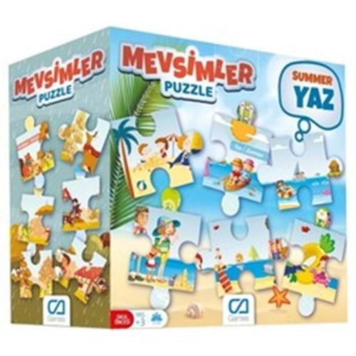 CA GAMES YER PUZZLE MEVSİMLER 24 PARÇA-CA.5140