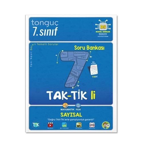 TONGUÇ 7.SINIF SAYISAL TAK-TİK Lİ SORU BANKASI