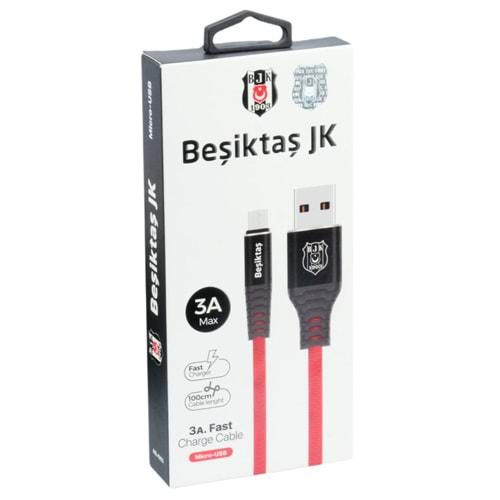 TİMON BEŞİKTAŞ KBL-1903 3A MİCRO USB 1M SİYAH DATA+ŞARJ KABLOSU-503406