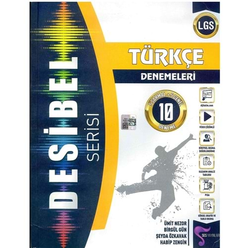 SES YAYINLARI 8.SINIF LGS TÜRKÇE DESİBEL SERİSİ 10 DENEME