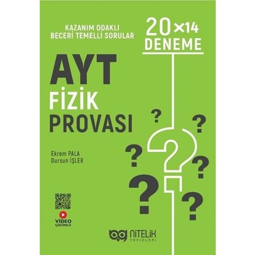 NİTELİK AYT FİZİK PROVASI 20*14 DENEME