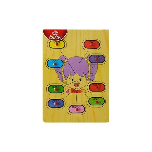 BU-BU AHŞAP PUZZLE YÜZ 30*21,5*0,8 CM-BUBU-AP0052