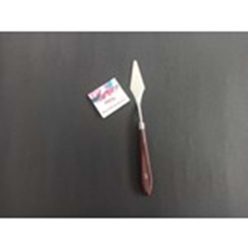 CEOART METAL SPATULA TEKLİ NO:3 (BOYALI AHŞAP SAP)-CEO-SN0007