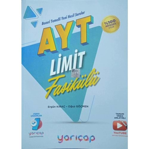 YARIÇAP AYT LİMİT FASİKÜLÜ-2022